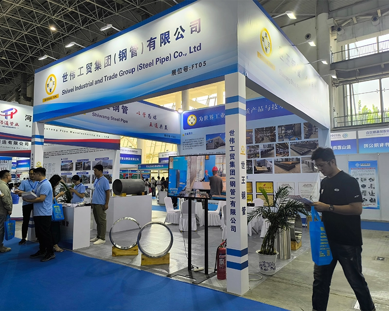 SHIWANG gjorde ett fantastiskt framträdande på utställningen för rörmaterial.